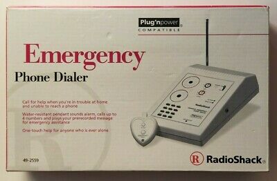 Radio Shack Personal Emergency Phone Dialer Manual Lawn